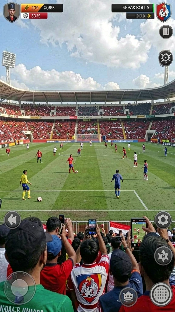 idnscore - Grafis yang menarik dan penuh warna.