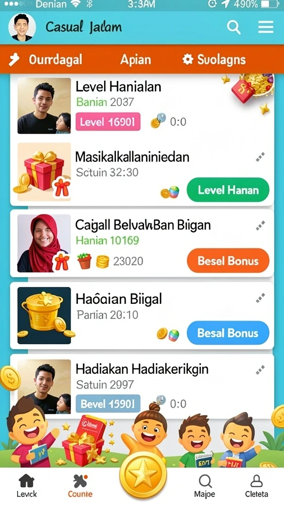 lusa777 - Tampilan antarmuka yang menarik dan mudah dinavigasi.